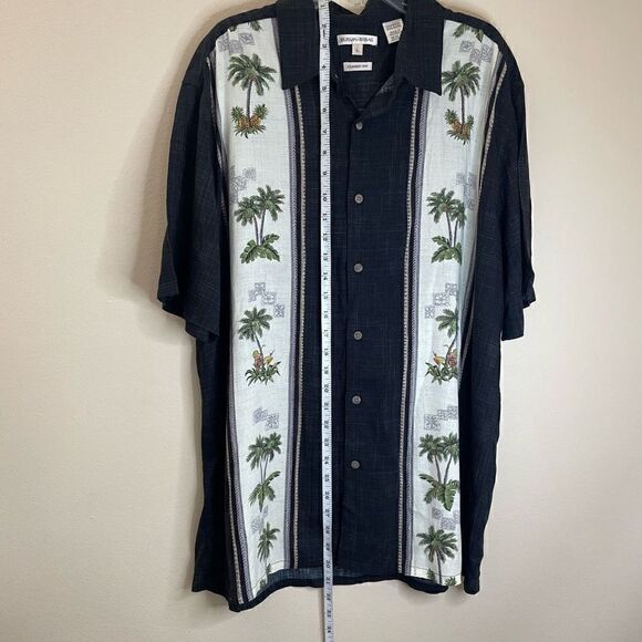Burma Bibas|100% Rayon|Classic Fit|Palm Trees|Button up|Large - Picture 2 of 9